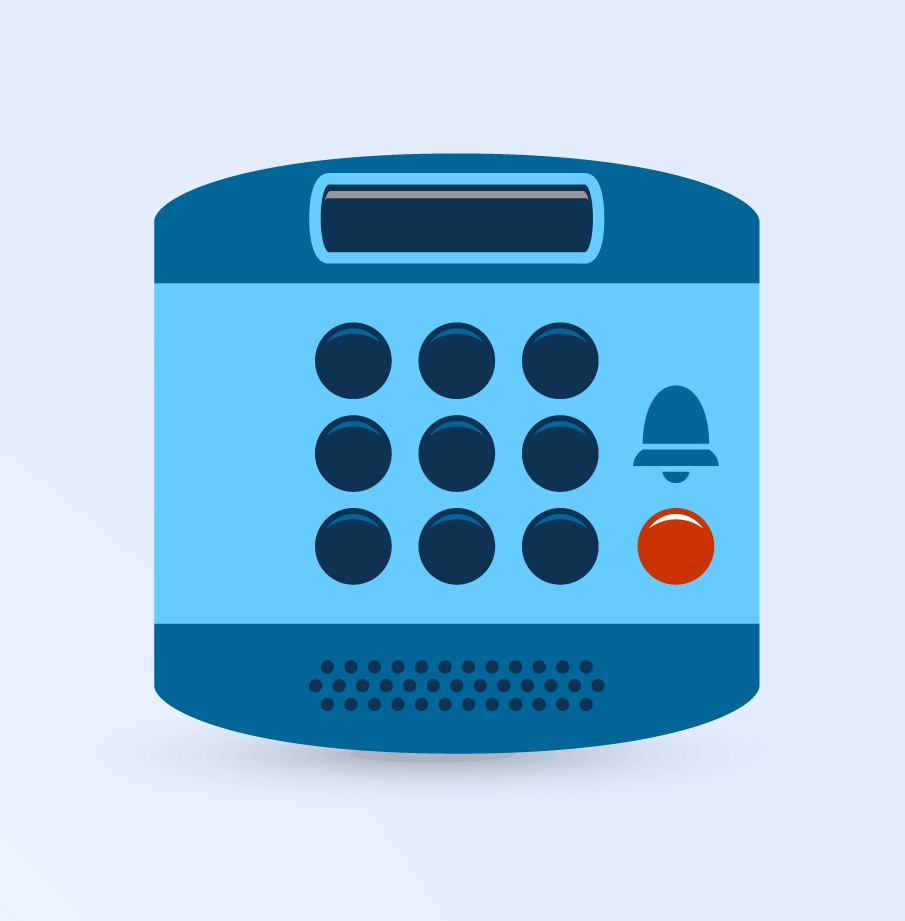 Panel de alarma domiciliaria